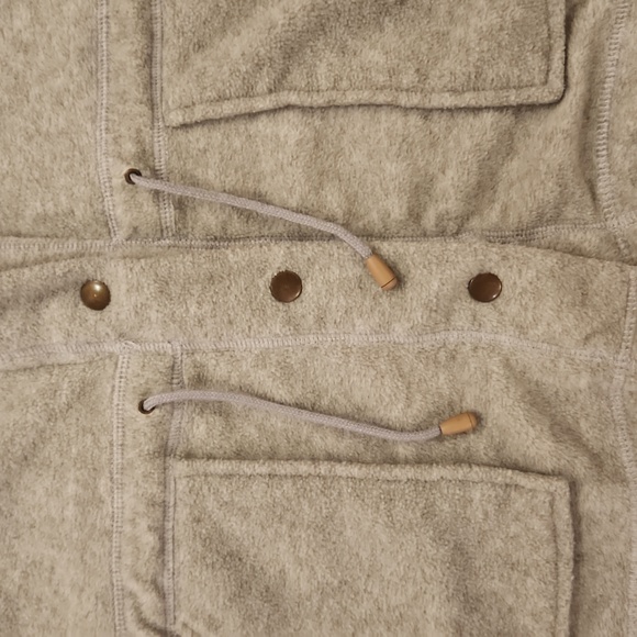 Women's Stephanie Rogers Fleece Layered Look Jacket Size L Color Gray - Picture 5 of 8